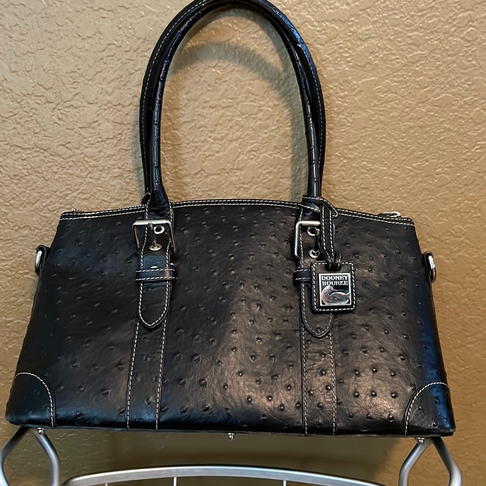 Beautiful Ostrich Dooney and Bourke Bag
